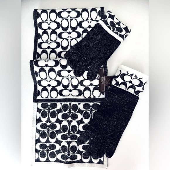 Coach Accessories - Coach scarf and gloves